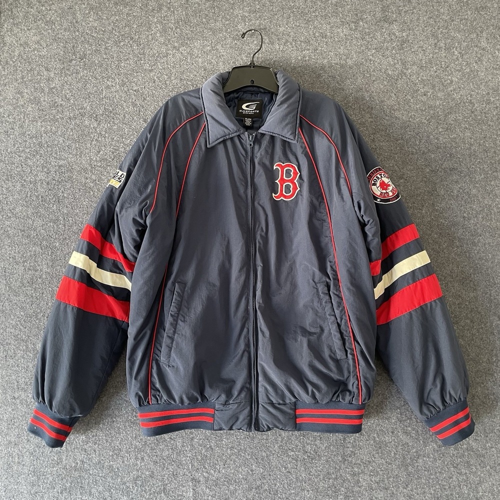 Boston Red Sox Jacket Mens XL Navy G-III Sports 2007 MLB World Series Patch